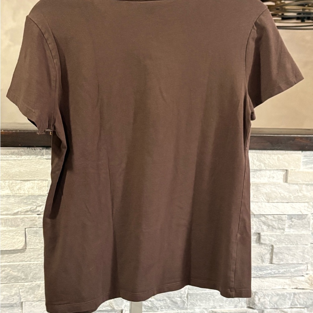 H&M Brown Short Sleeve Crew Neck Tee - Picture 3 of 3